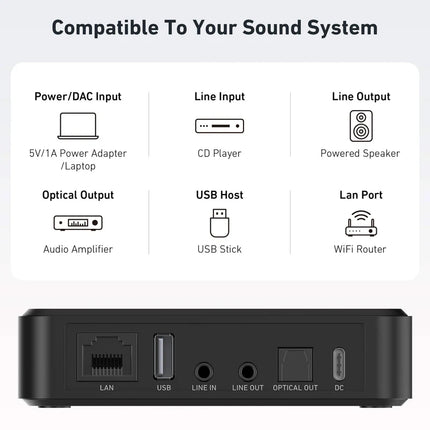Музыкальный стример Arylic S10+ WiFi 