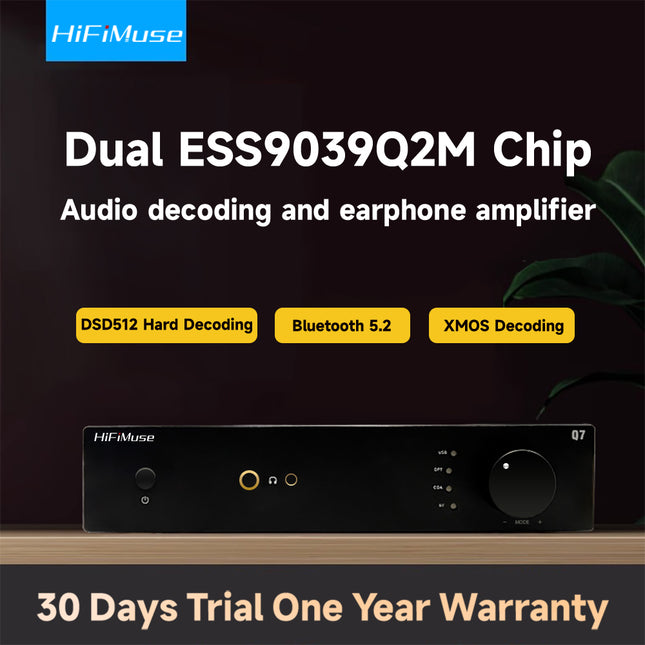 Передатчик и приемник HiFiMuse Q7 Bluetooth 5.2
