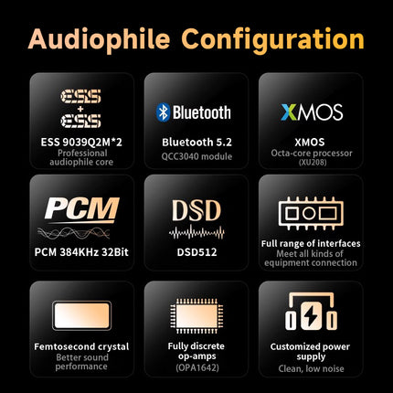 Передатчик и приемник HiFiMuse Q7 Bluetooth 5.2
