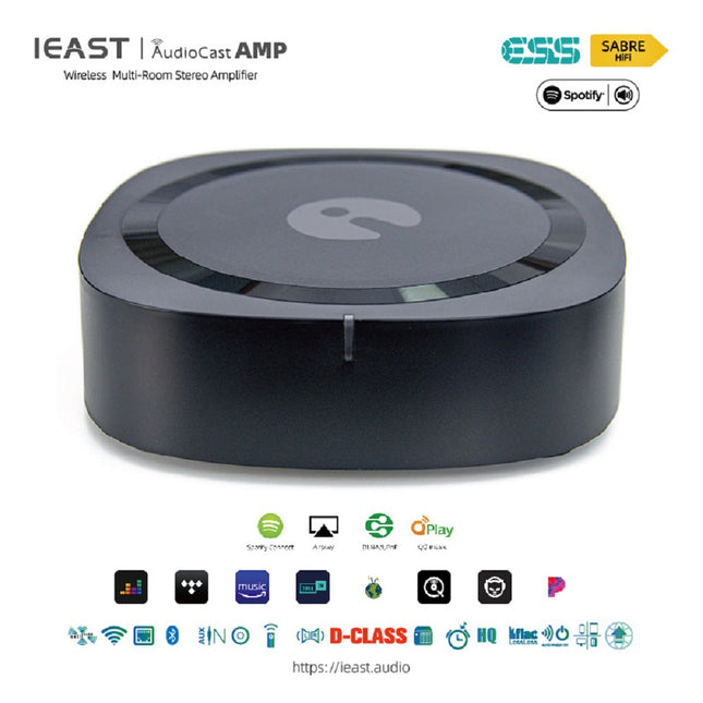 Беспроводной усилитель IEAST Audiocast amp50 с поддержкой WiFi и Bluetooth 5