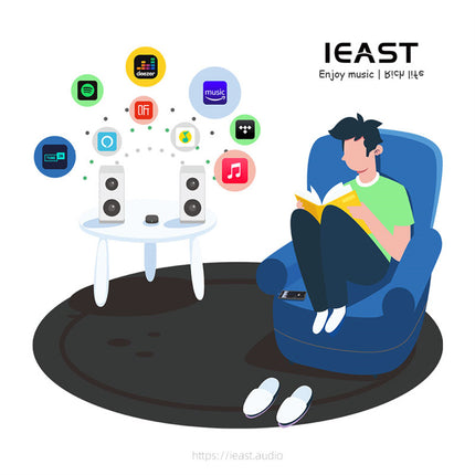 Беспроводной усилитель IEAST Audiocast amp50 с поддержкой WiFi и Bluetooth 5