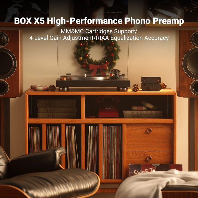 Fosi Audio Box X5 Phono Preamplifier