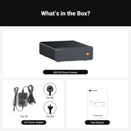 Fosi Audio Box X5 Phono Preamplifier