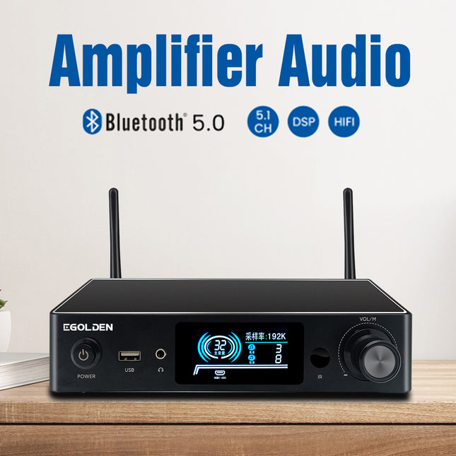 Беспроводной усилитель мощности HiFiMuse WA80 Pro с Wi-Fi и Bluetooth 5.0, 120 Вт, 2 шт.