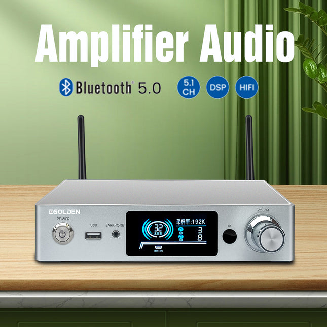 Беспроводной усилитель мощности HiFiMuse WA80 Pro с Wi-Fi и Bluetooth 5.0, 120 Вт, 2 шт.