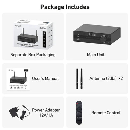 Предусилитель Bluetooth Arylic BP50 с ЦАП ESS ES9023P