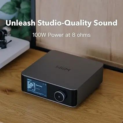 WiiM Amp Ultra с голосовым управлением 2 | Потоковый усилитель мощностью 100 Вт